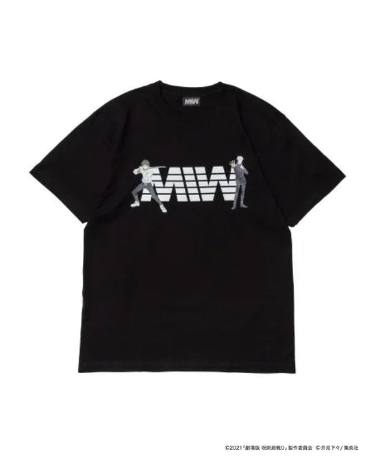 MIW × 劇場版 呪術廻戦0 crew neck tee black / 乙骨憂太,五条悟