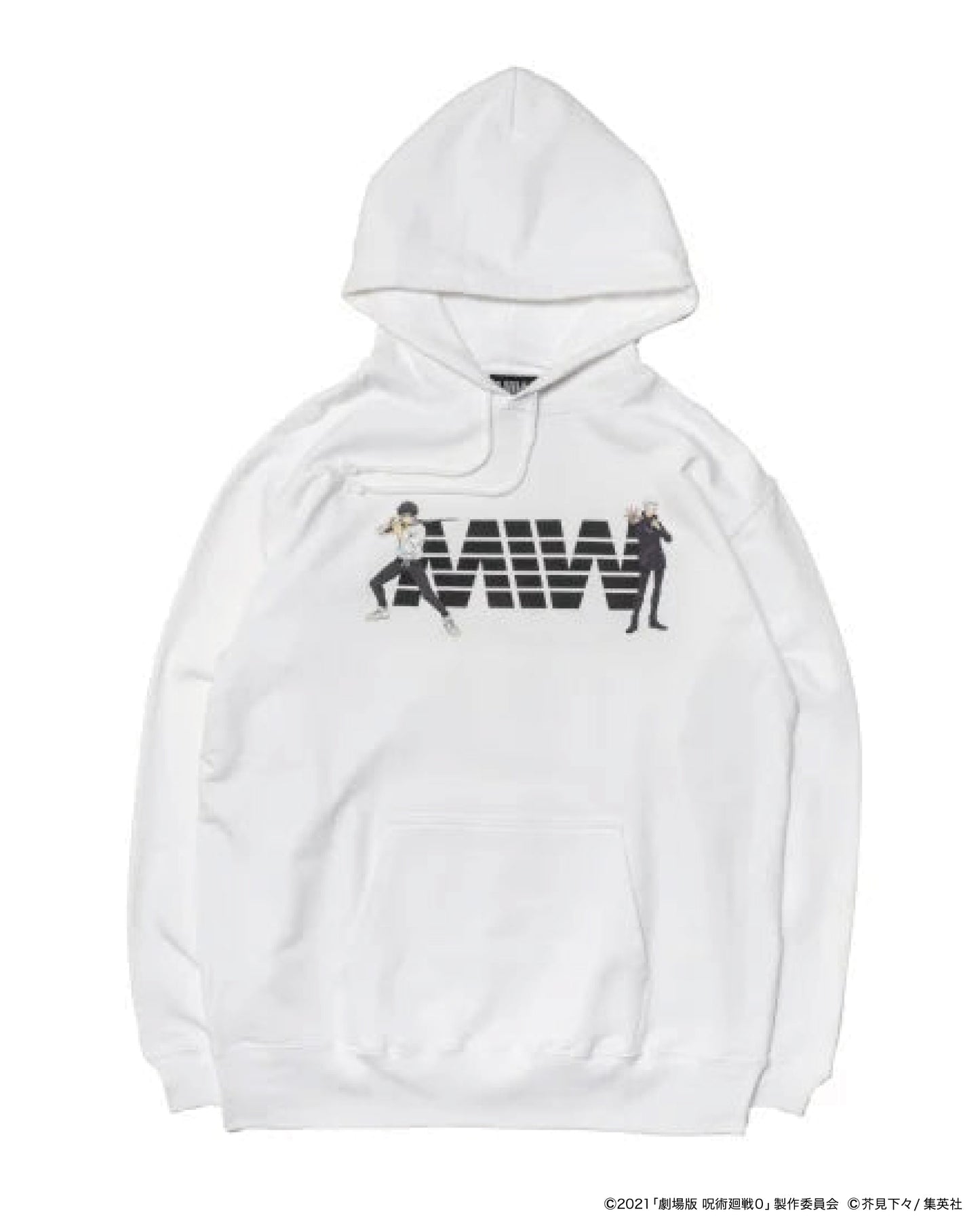 MIW × 劇場版 呪術廻戦0 pull over hoodie sweat white / 乙骨憂太,五条悟