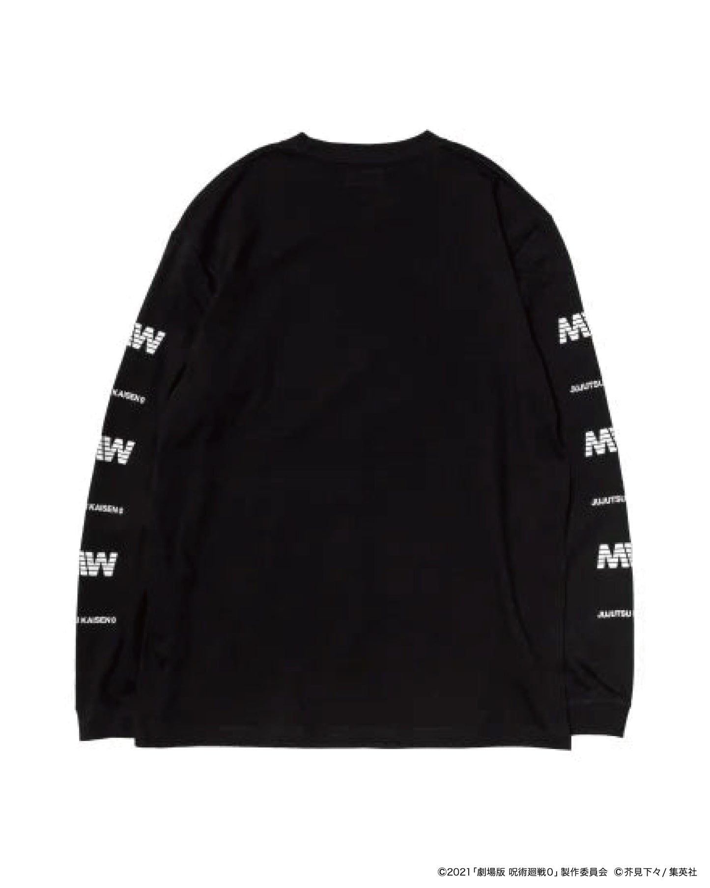 MIW × 劇場版 呪術廻戦0 crew neck long sleeve tee black / 乙骨憂太,五条悟