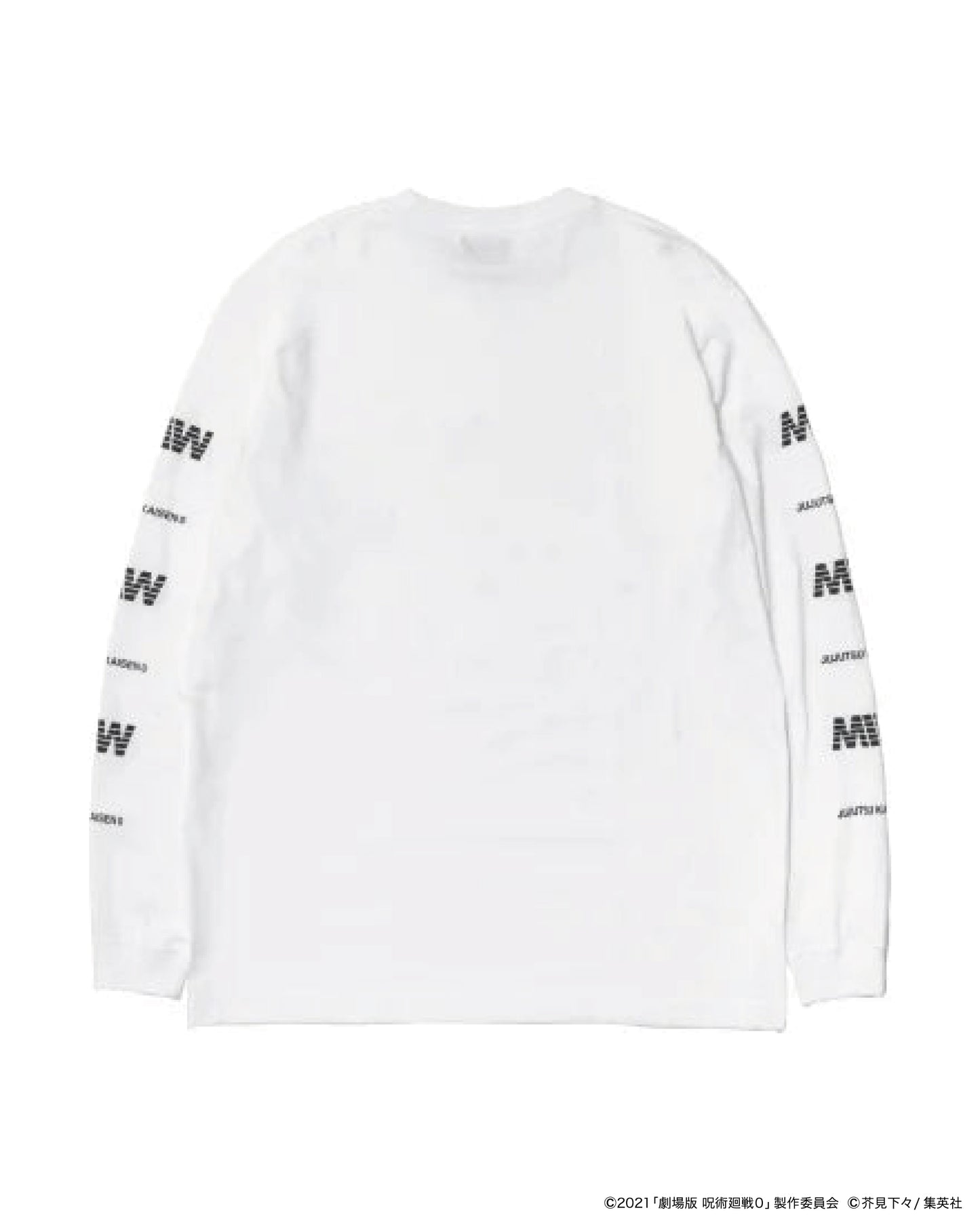 MIW × 劇場版 呪術廻戦0 crew neck long sleeve tee white / 夏油傑