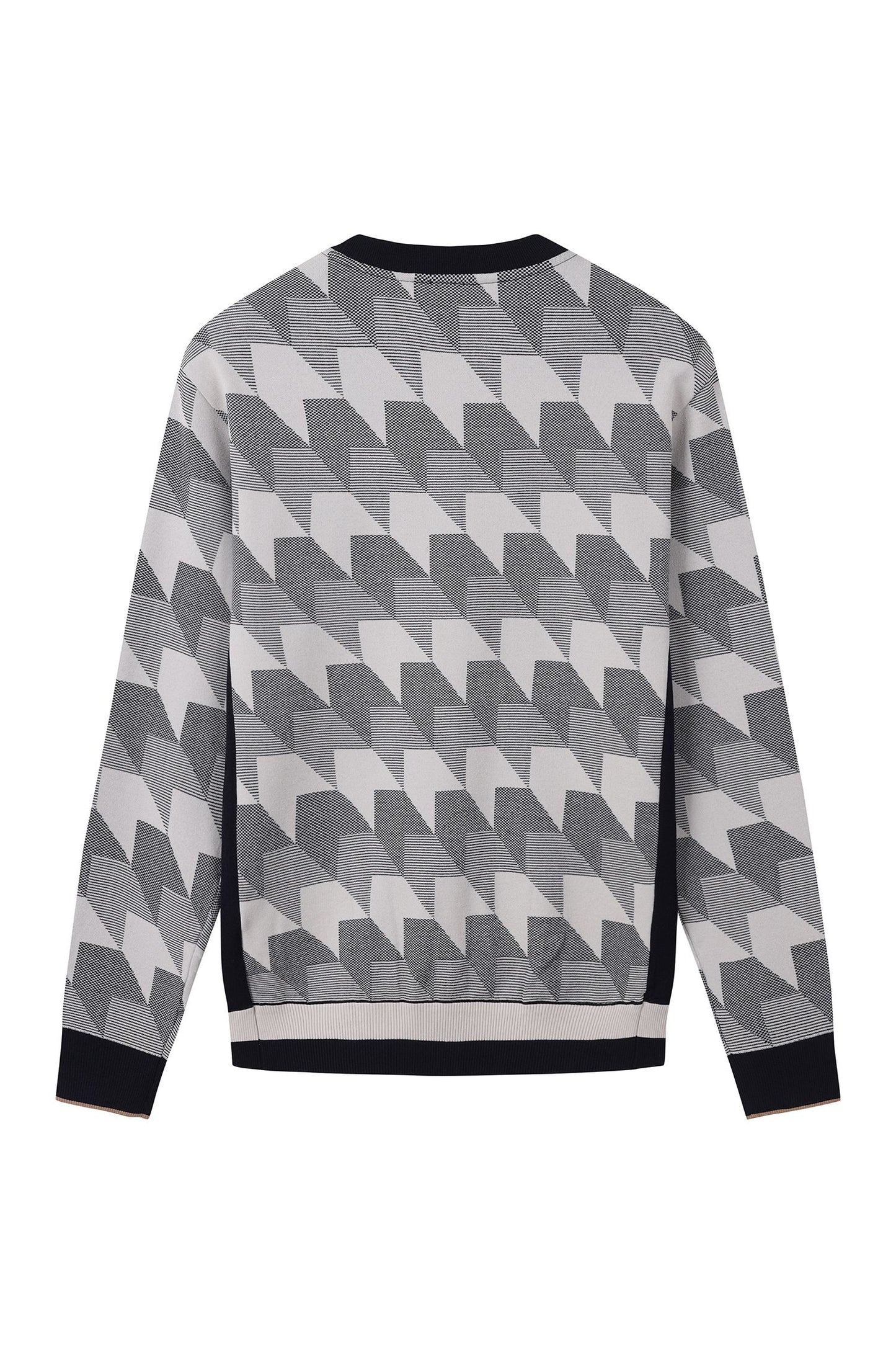 【BOSS GOLF 25SR Men's】Pattern JQD Rneck Sweater / D/Navy