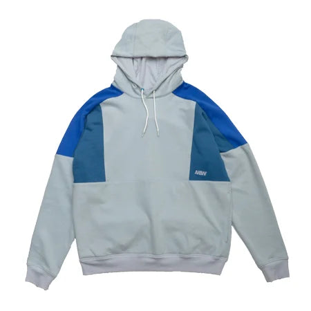 pull over hoodie sweat (switching) blue