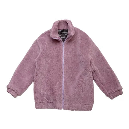 boa jacket light purple