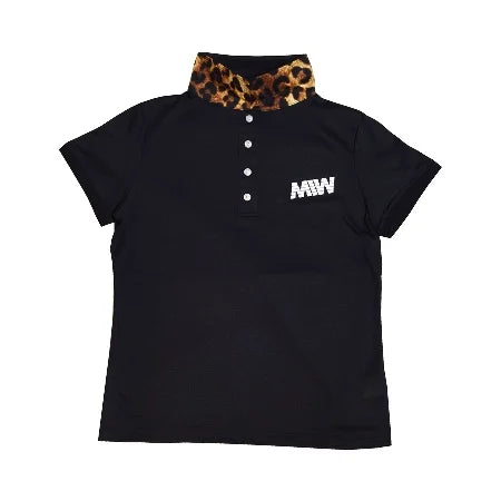 MIW GOLF by END POINT ladies poro shirt leopard