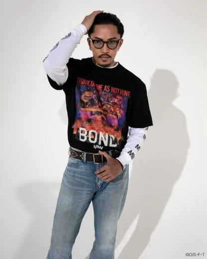 クルーネックTシャツ ( Bond ) ブラック