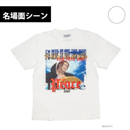 クルーネックTシャツ ( Peace ) ホワイト