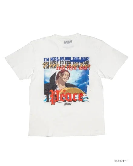 クルーネックTシャツ ( Peace ) ホワイト