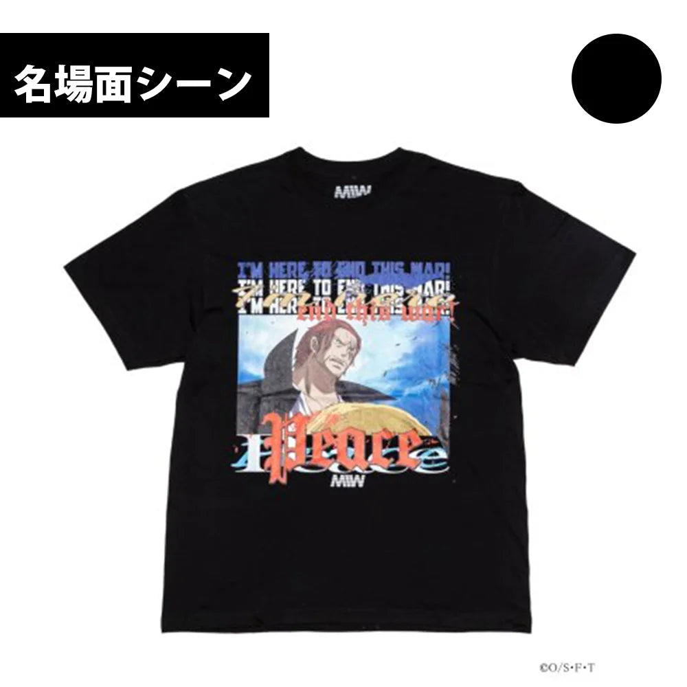 クルーネックTシャツ ( Peace ) ブラック