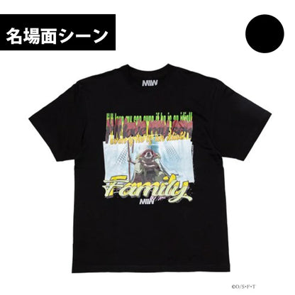 クルーネックTシャツ ( Family ) ブラック