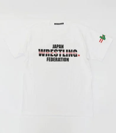 crew neck tee (wresling federation) white