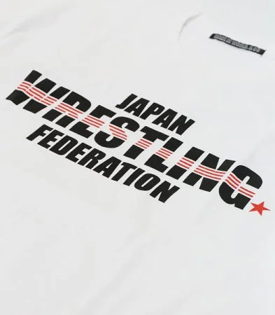 crew neck tee (wresling federation) white