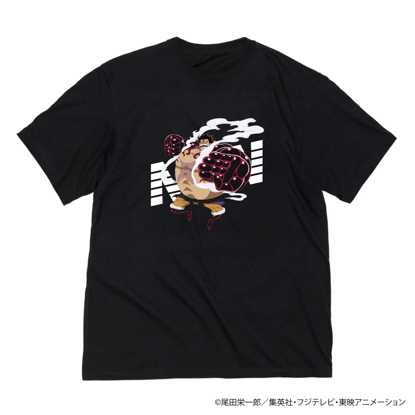 【 Limited Edition 】 ワンピース クルーネックTシャツ ( character ) ブラック