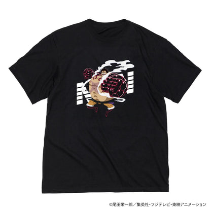 【 Limited Edition 】 ワンピース クルーネックTシャツ ( character ) ブラック