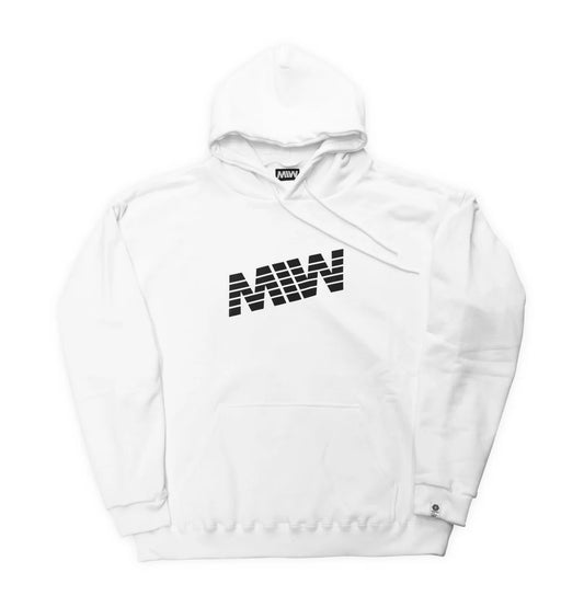 VIBTEX pull over hoodie sweat (MIW） white