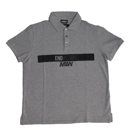 END POINT short sleeve polo shirt (rugger) gray