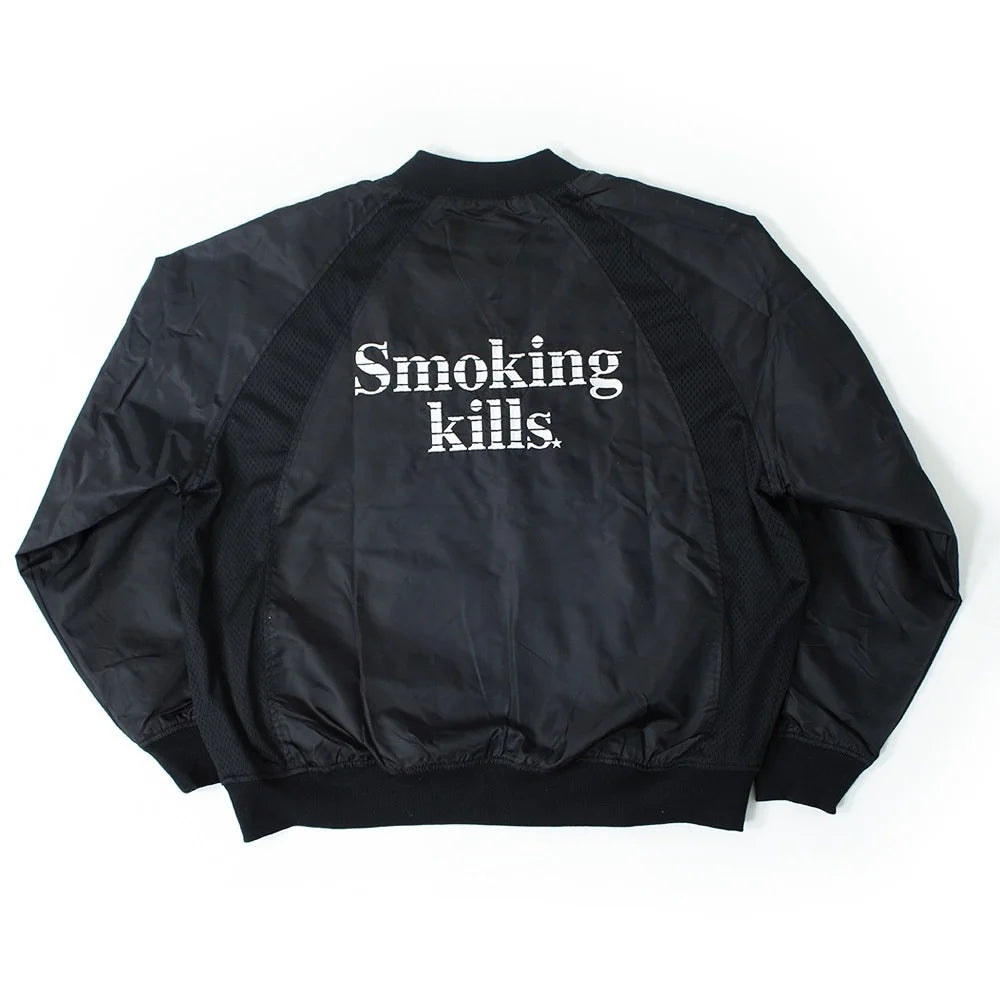 nylon blouson black