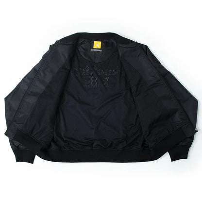 nylon blouson black