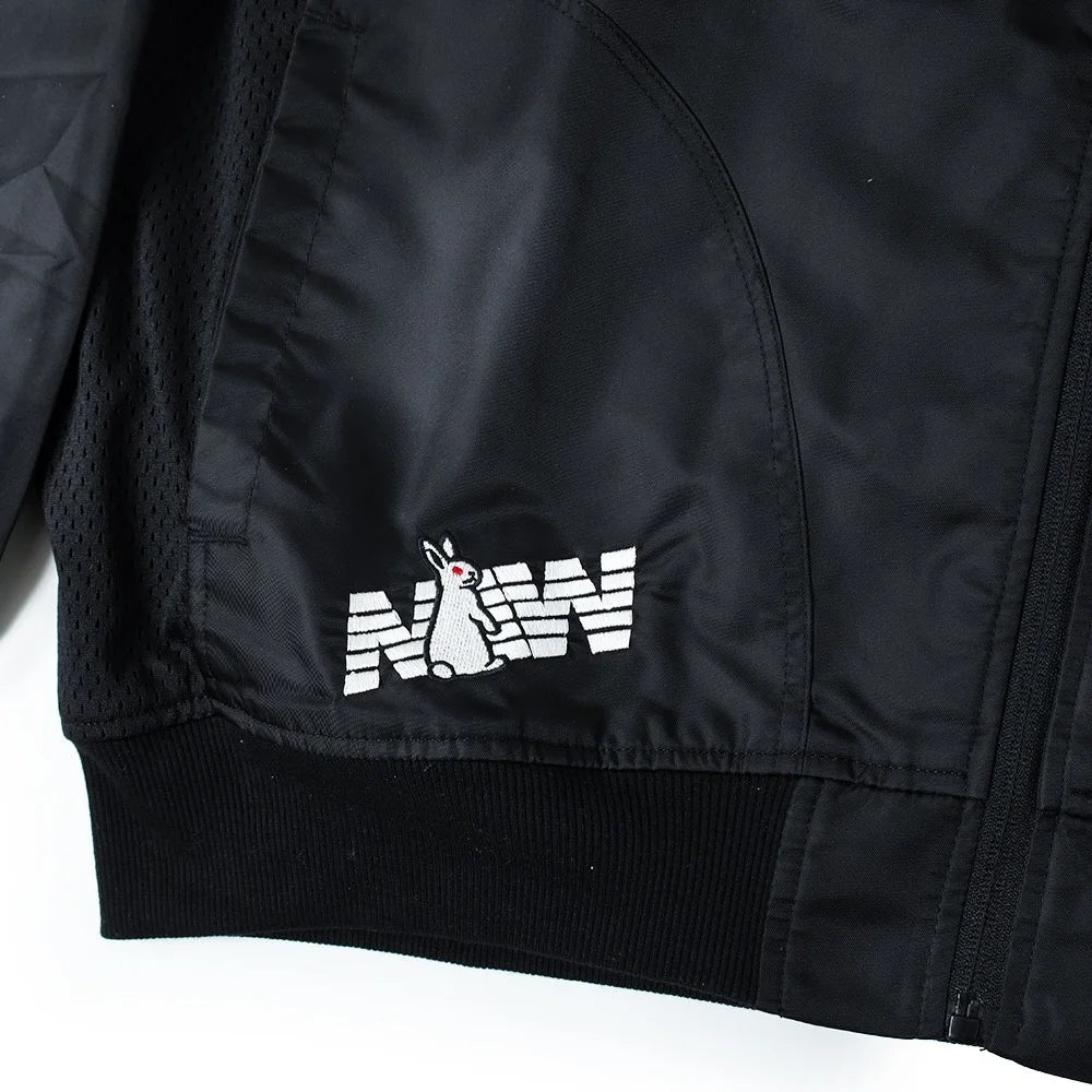 nylon blouson black