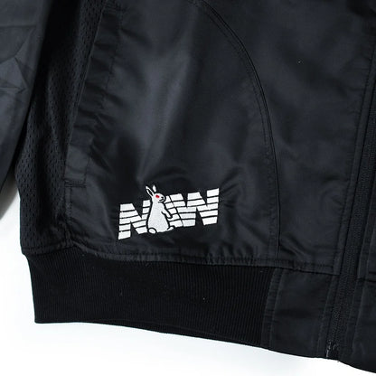 nylon blouson black