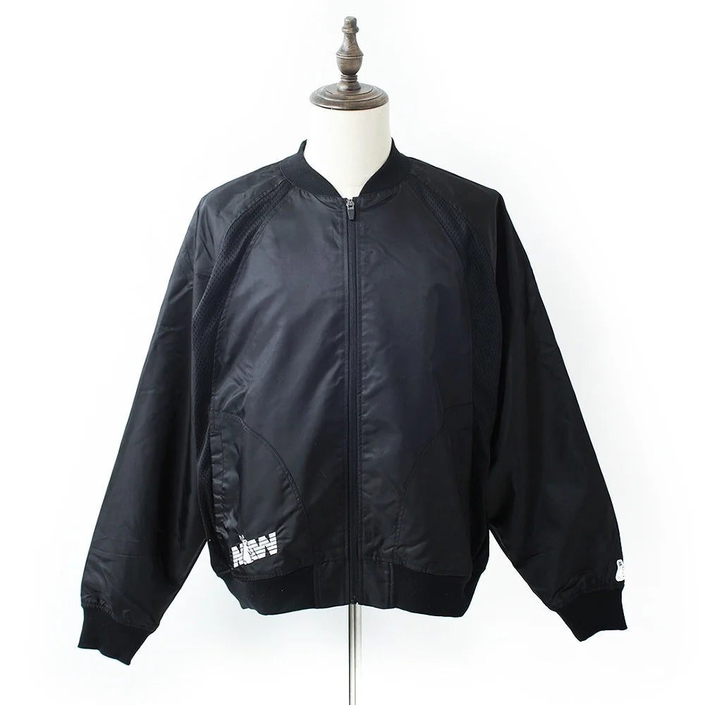 nylon blouson black