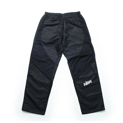 nylon pants black