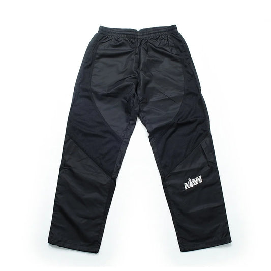 nylon pants black