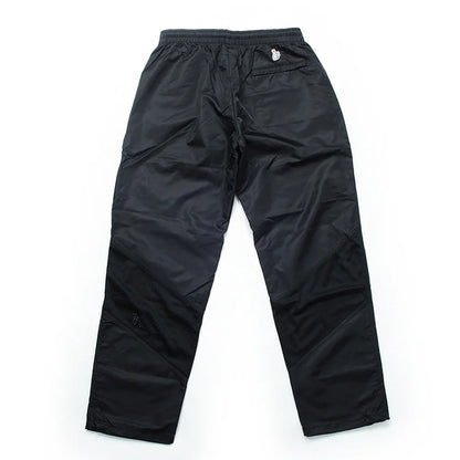 nylon pants black