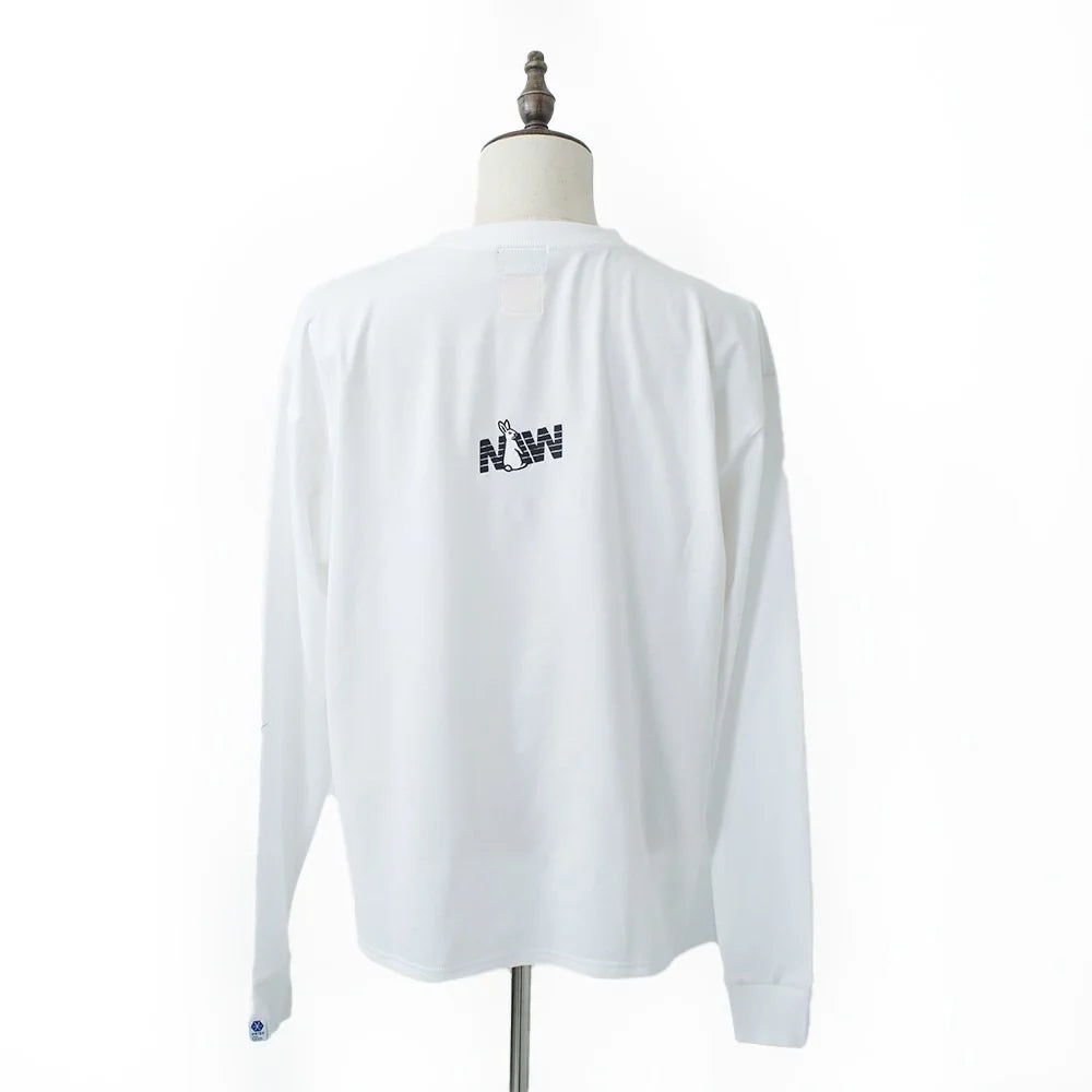 VIB TEX long sleeve tee white