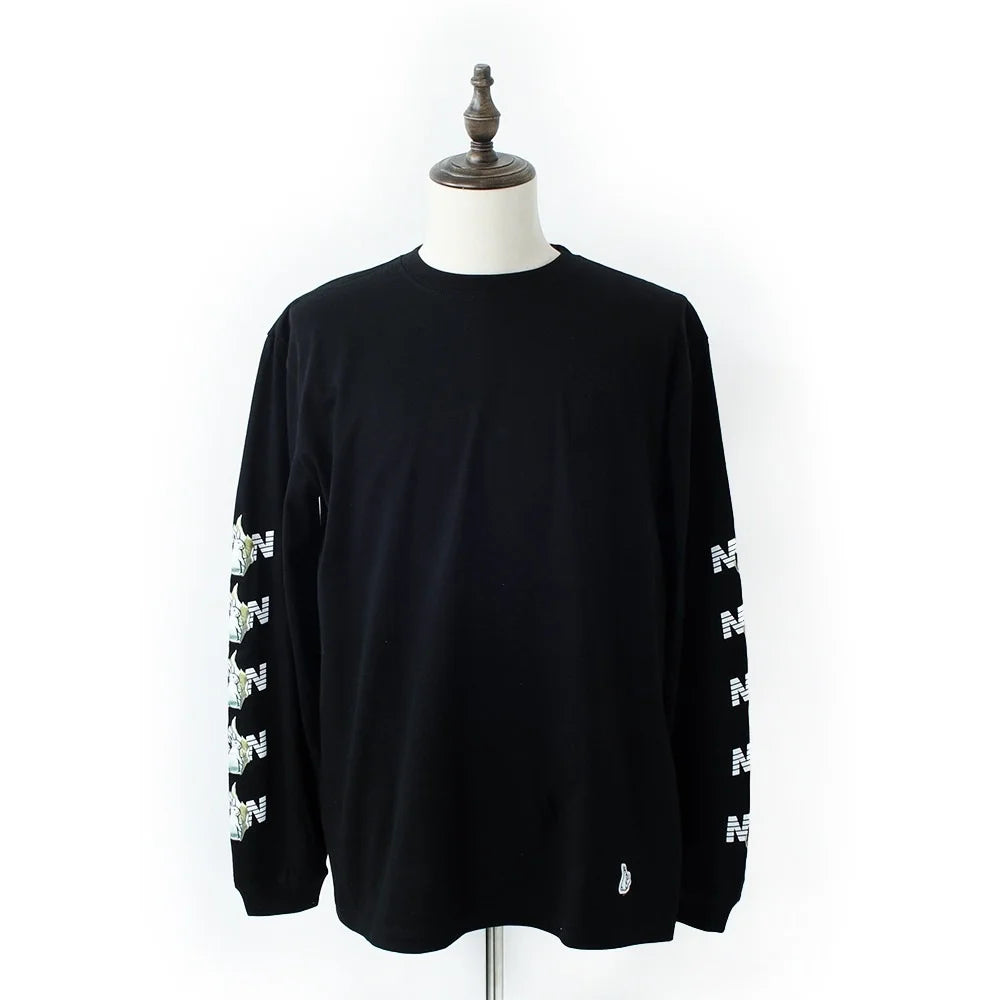 long sleeve tee（sleeve rabbit） black