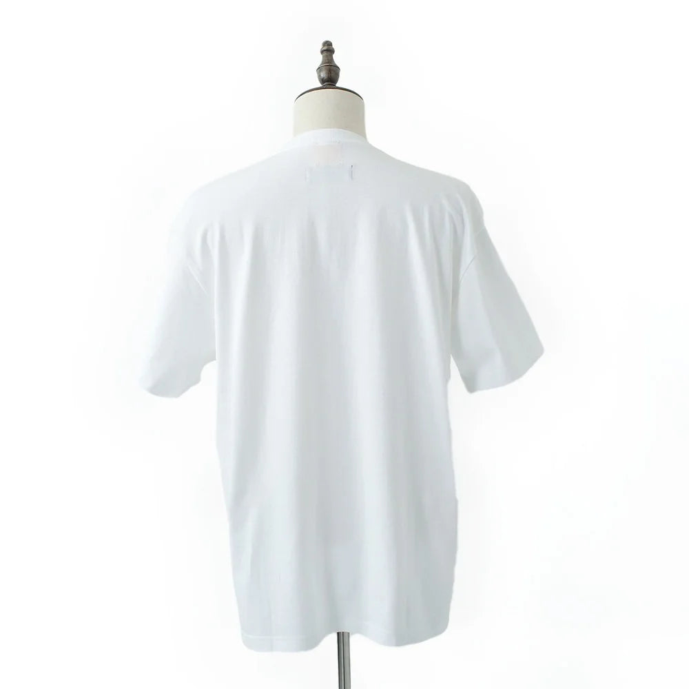 crew neck tee（smoking kills college logo） white