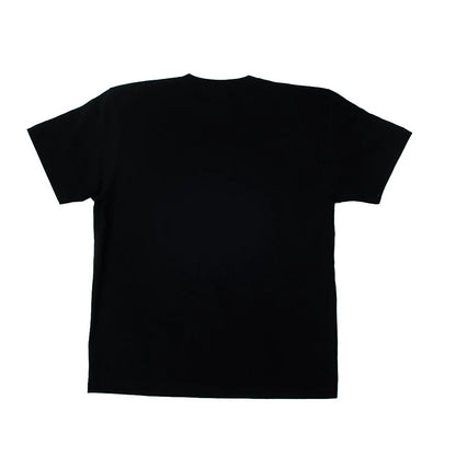 crew neck tee（smoking kills college logo） black