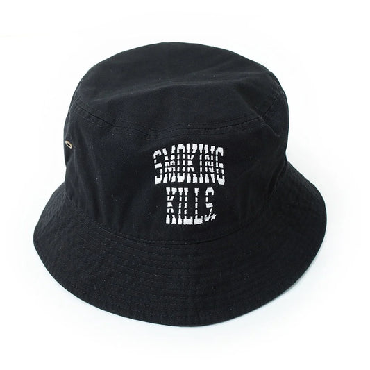 bucket hat（smoking kills college logo）