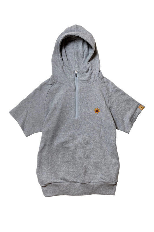 HALF ZIP PARKA gray