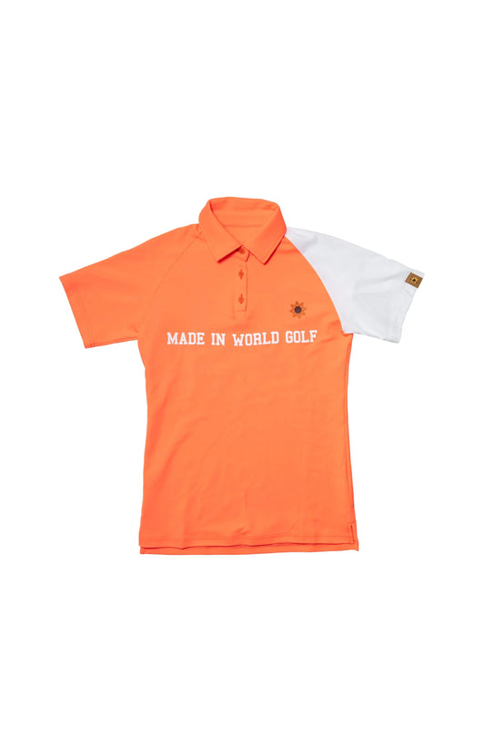 ladies SMOOTH POLO 蛍光orange