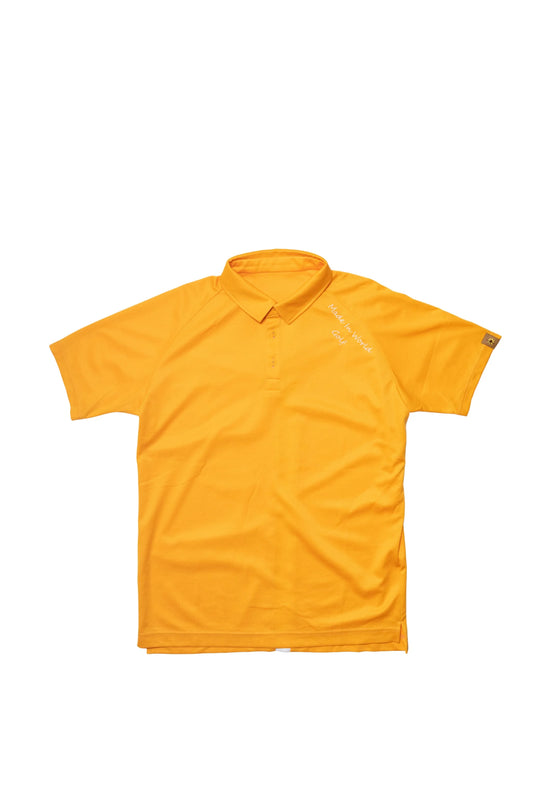 RAGLAN MESH POLO orange