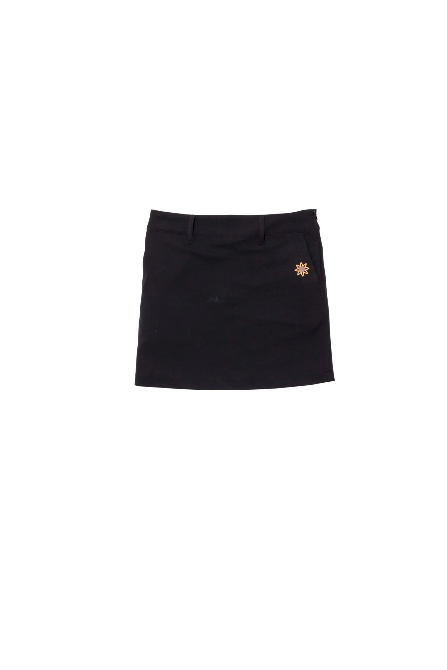 SIDE ZIP SKIRT black