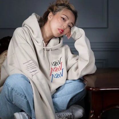 pull over hoodie （Ran.）beige