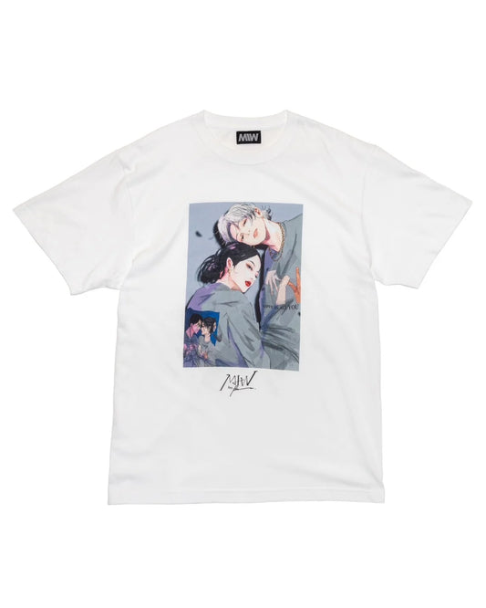 crew neck tee （Ran.）white