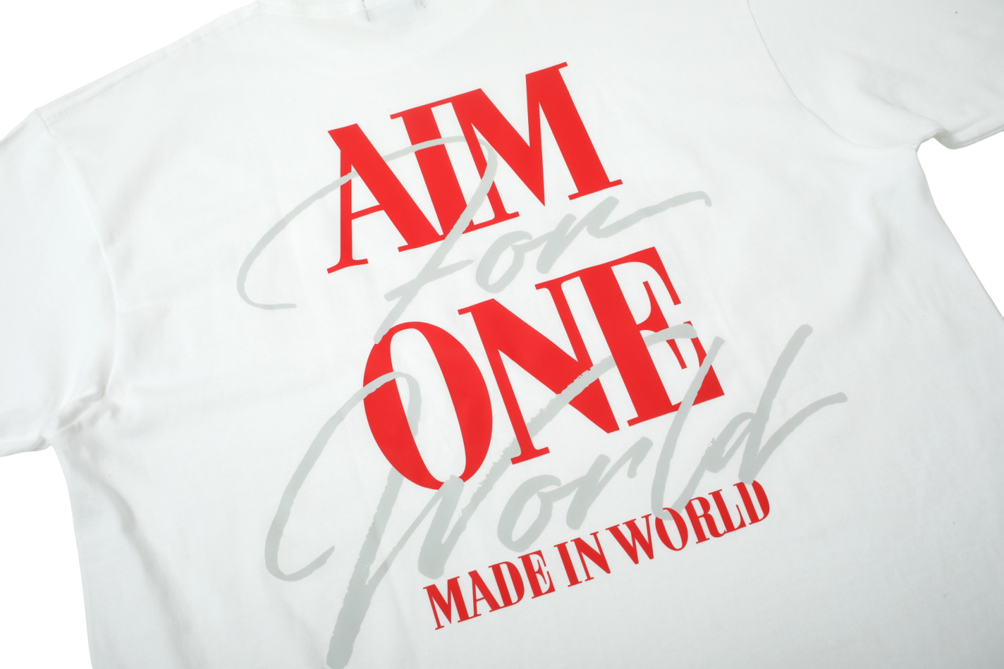 MIW crew neck tee white