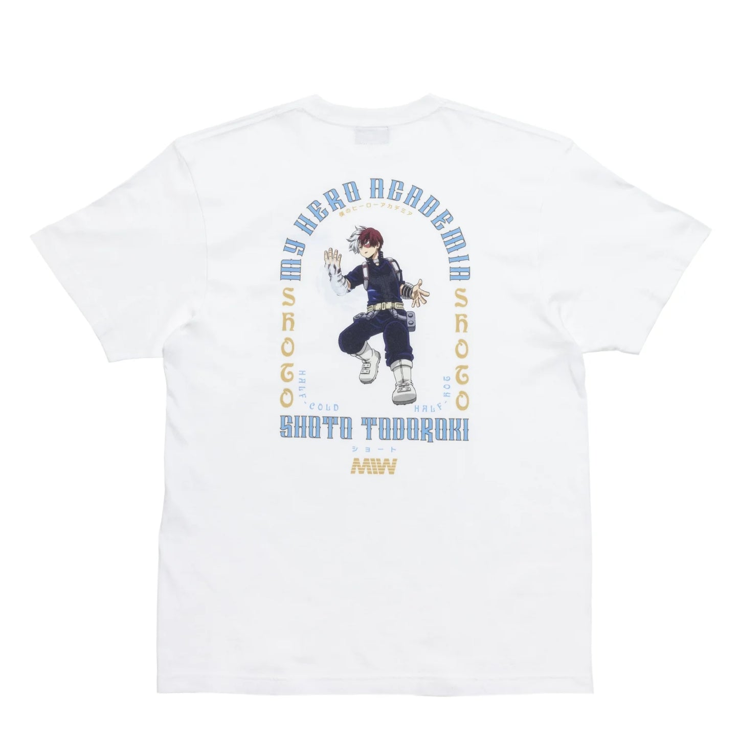 MIW crew neck Tee（SHUTO TODOROKI 轟焦凍）white