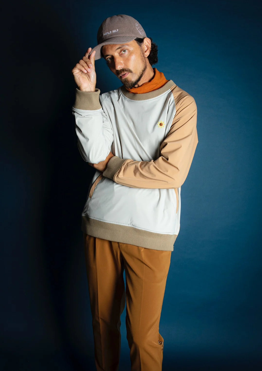 TRACK PANTS camel