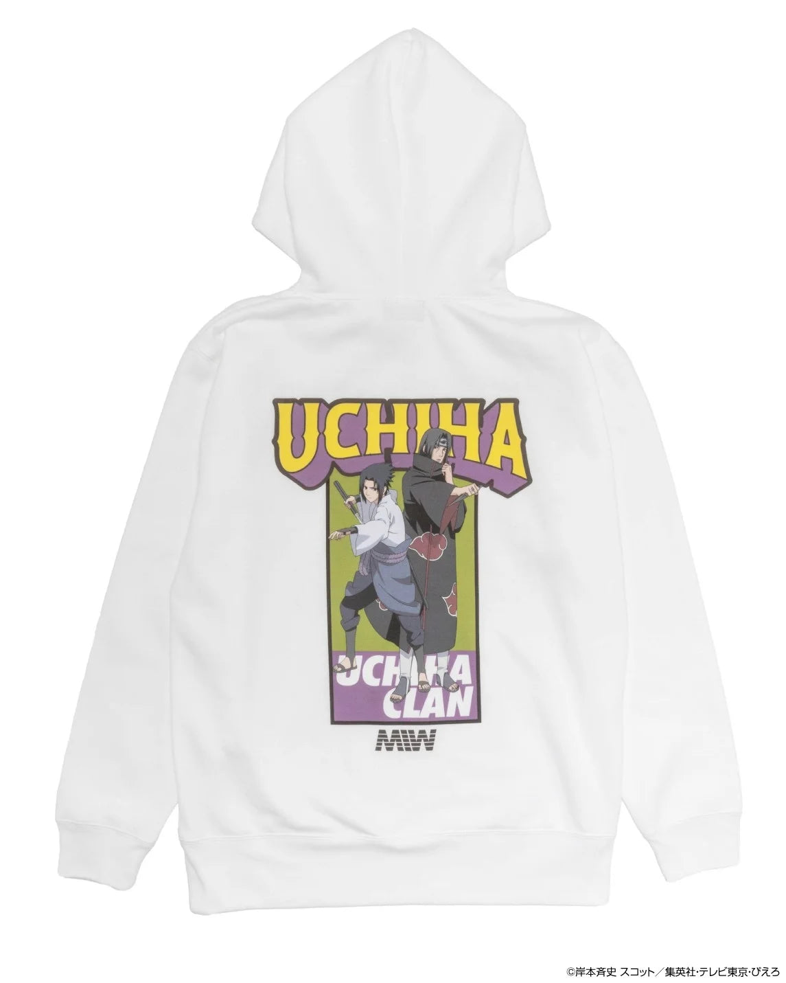 pull over hoodie（comics）UCHIHA white