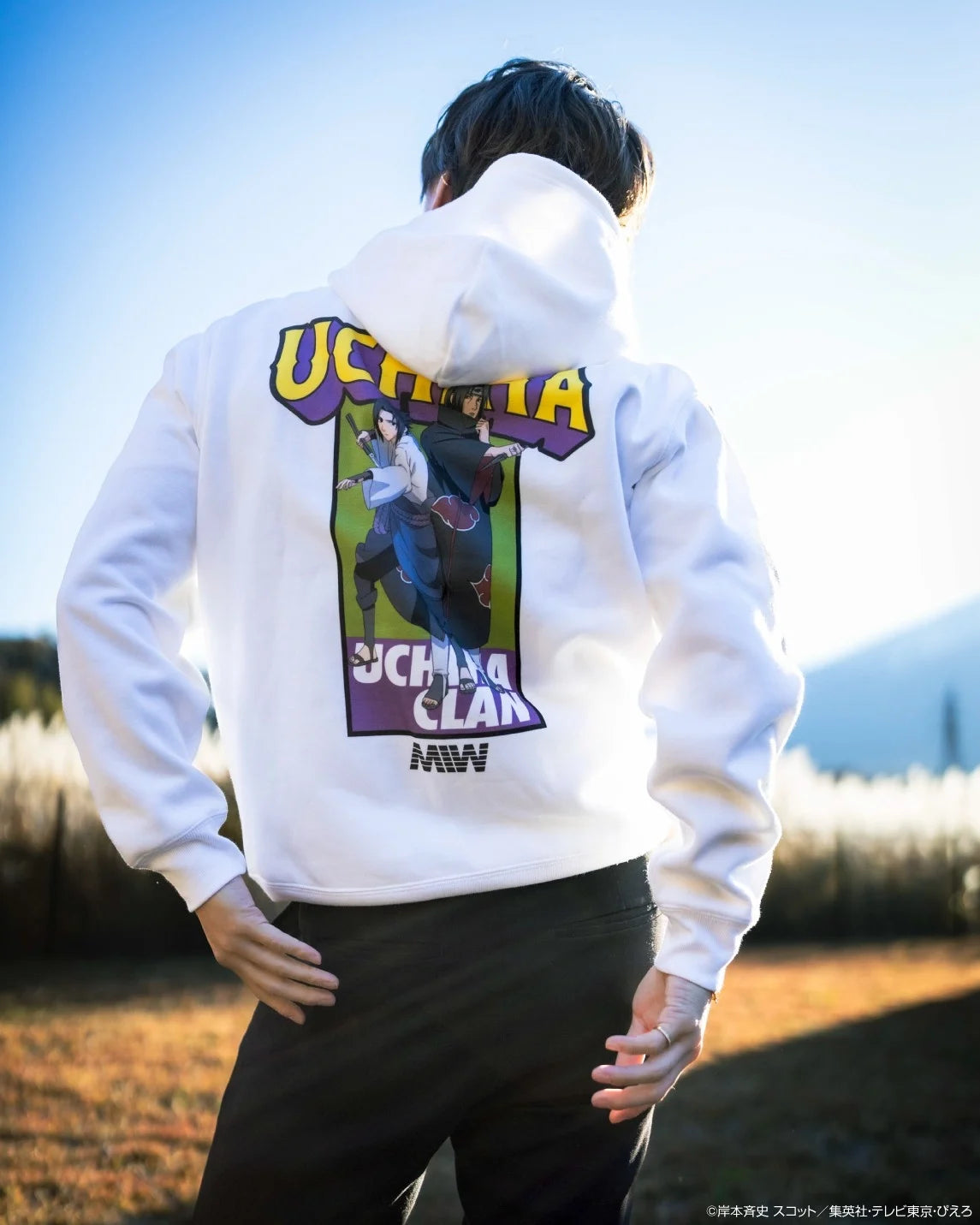 pull over hoodie（comics）UCHIHA white