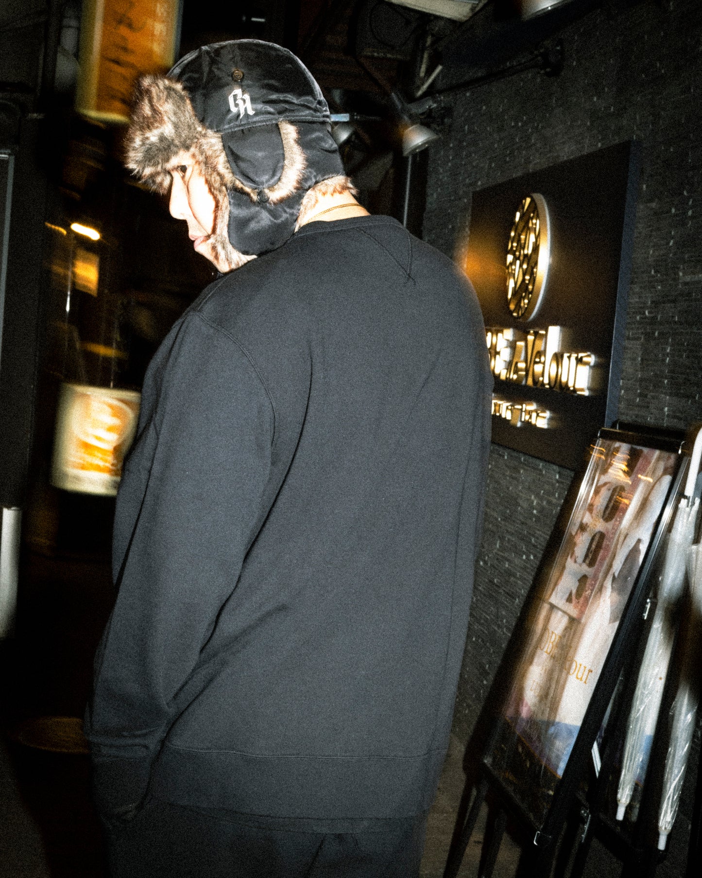 CHEHON×MADE IN WORLD&CO crew neck sweat