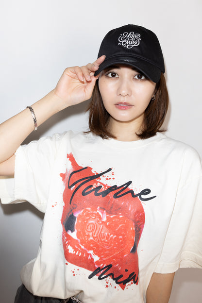 【林 ゆめ×MIW Collaboration】唇ロゴ tee cream