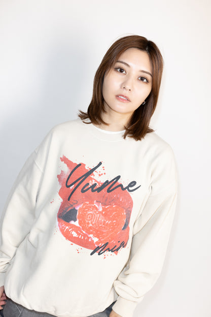 【林 ゆめ×MIW Collaboration】唇ロゴsweat CREAM