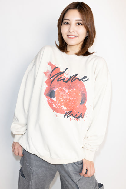 【林 ゆめ×MIW Collaboration】唇ロゴsweat CREAM