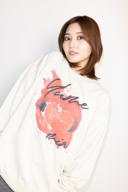 【林 ゆめ×MIW Collaboration】唇ロゴsweat CREAM