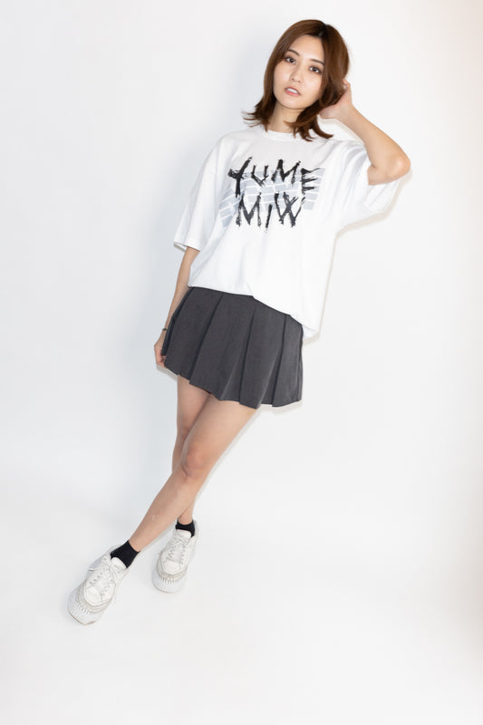 【林 ゆめ×MIW Collaboration】手書きロゴ tee WHITE