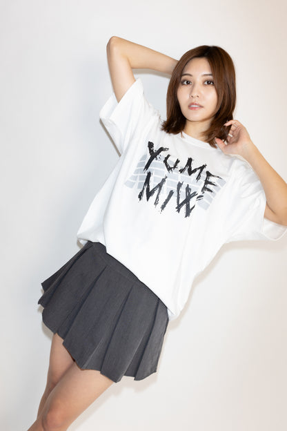 【林 ゆめ×MIW Collaboration】手書きロゴ tee WHITE